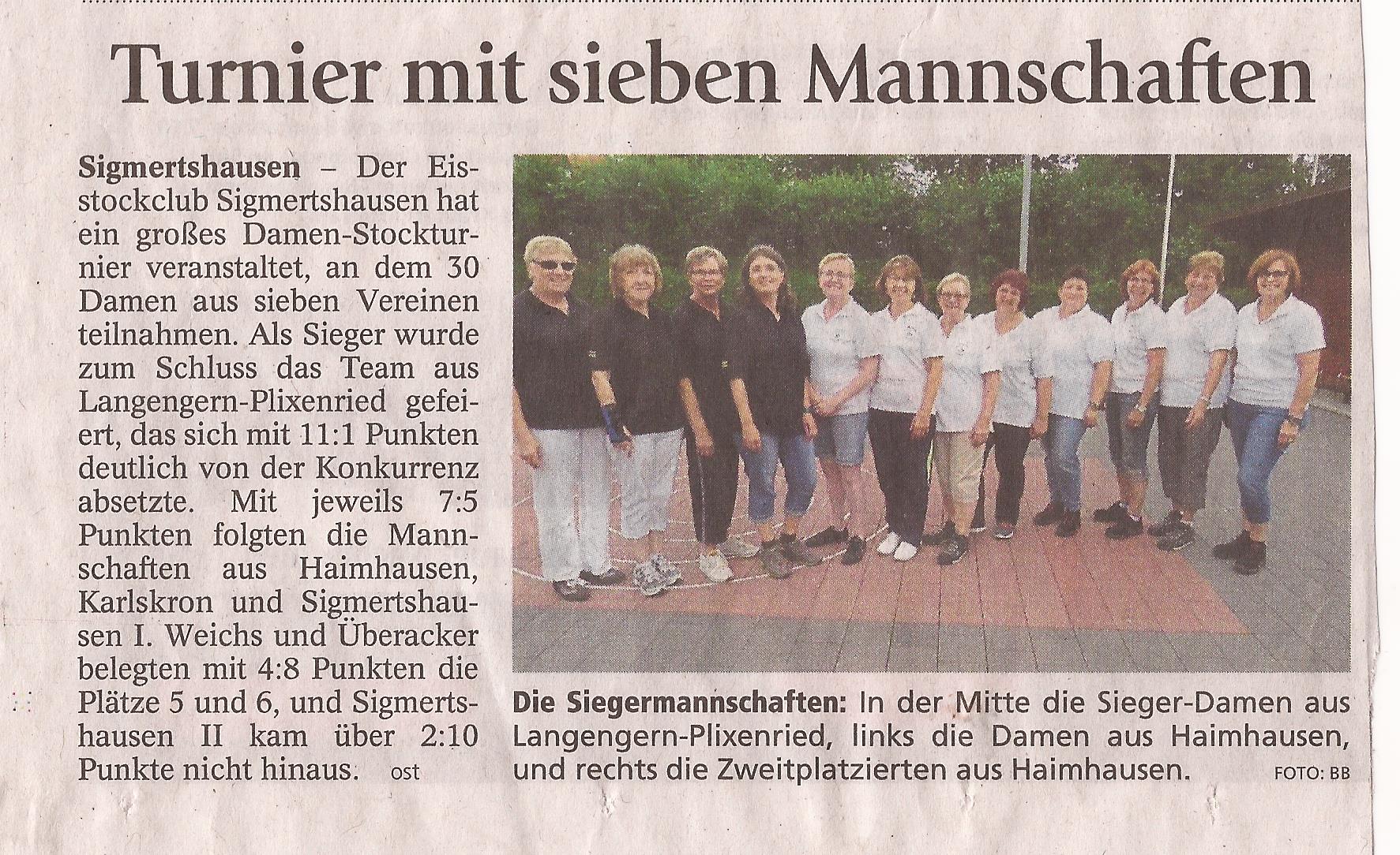 2016 08 10 Turnier mit  sieben Mannschaften