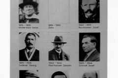 die Bürgermeister der selbstständigen Gemeinde