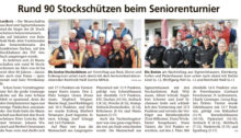 1. Platz beim Landkreis Seniorenturnier in Arnbach
